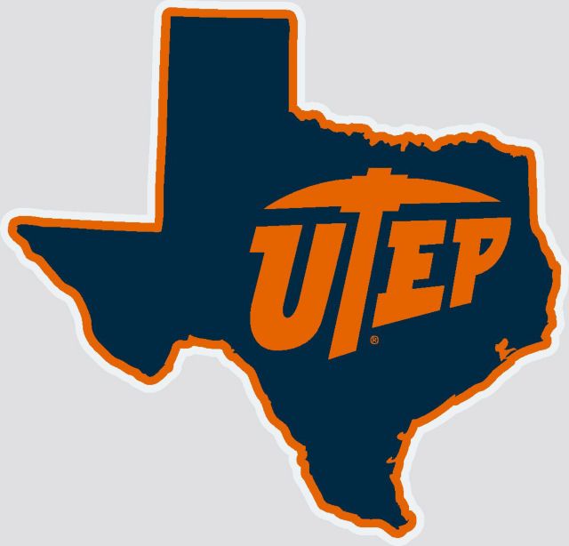 University of Texas El Paso Miners State Decal