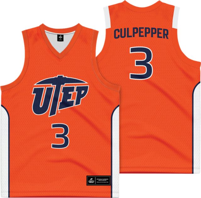 University of Texas El Paso Men's Basketball Jersey RANDY CULPEPPER Throwback
