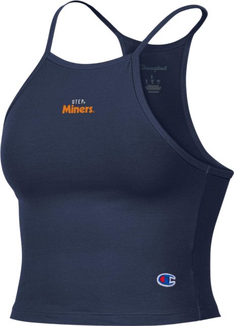 University of Texas El Paso Women's Miners Cropped Halter Top