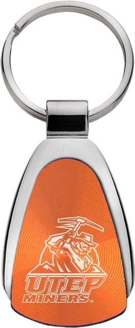 University of Texas El Paso Teardrop Keychain