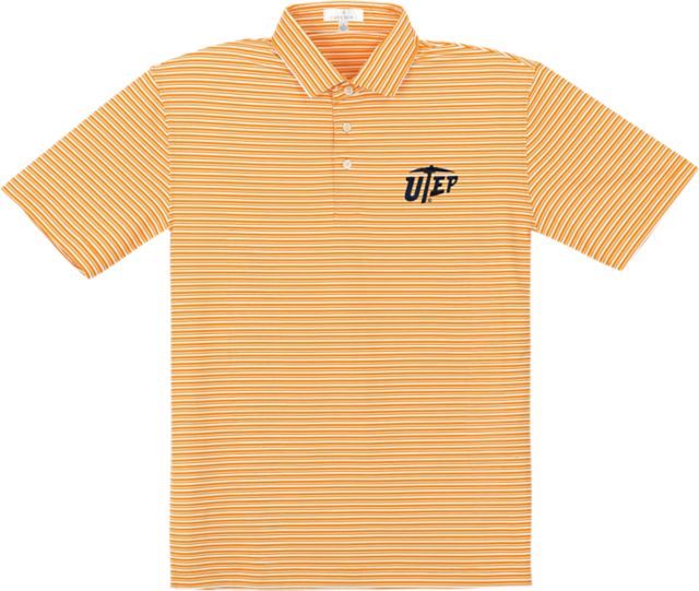 University of Texas El Paso Performance Stripe Polo