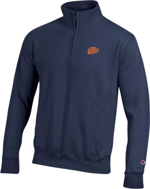University of Texas El Paso 1/4 Zip Powerblend Jacket