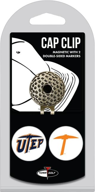 University of Texas El Paso Golf Cap Clip and Ball Marker Set