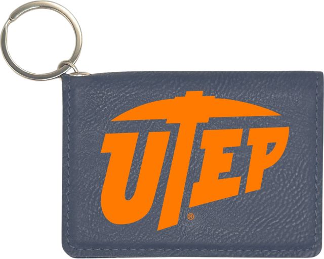 University of Texas El Paso Leather ID Holder