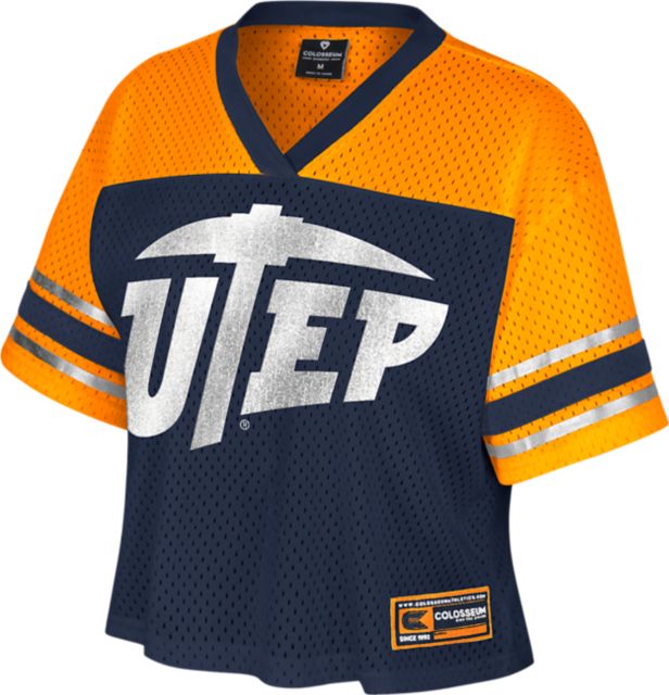 University of Texas El Paso Miners Women's Bling Football Jersey