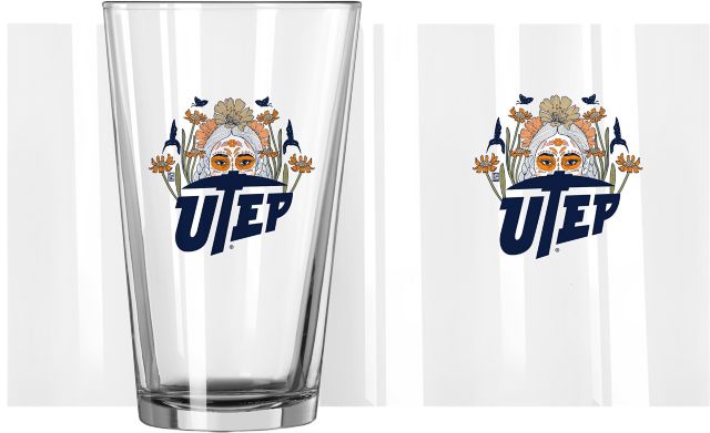 University of Texas El Paso 16 oz. Pint Glass