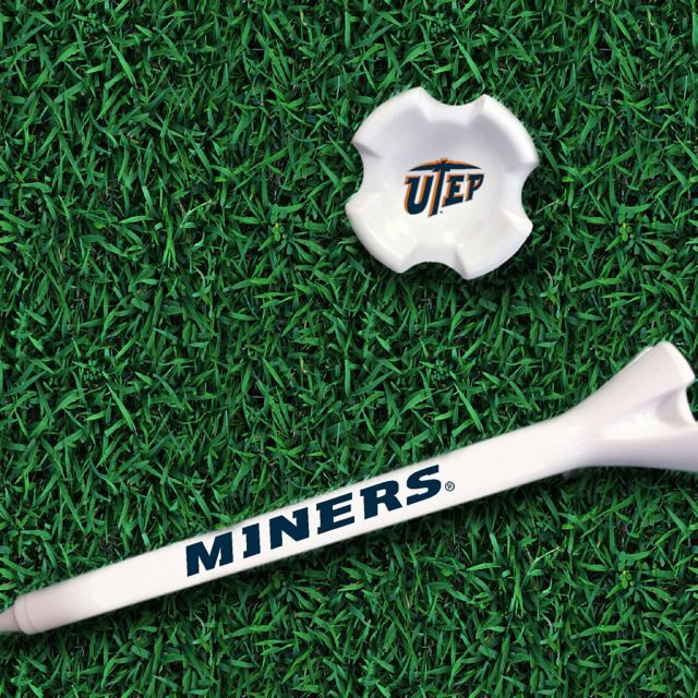 University of Texas El Paso Miners Golf Tees 10-Pack