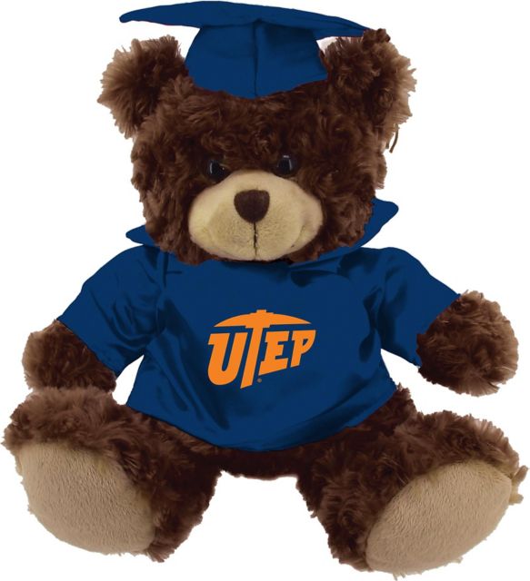 University of Texas El Paso 12'' Graduation Bear - Chocolate - ONLINE ONLY