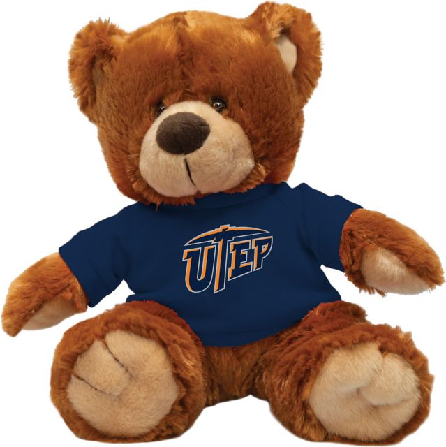 University of Texas El Paso 12'' Plush Noah Bear - Honey - ONLINE ONLY