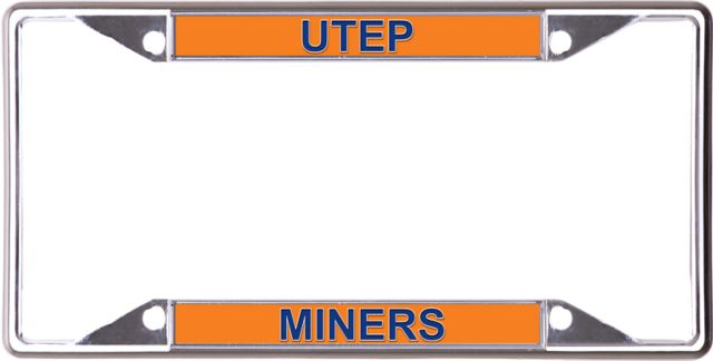 University of Texas El Paso Miners License Plate Frame