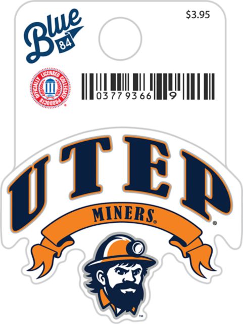 University of Texas El Paso Miners Mini Sticker