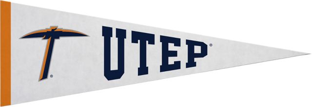 University of Texas El Paso 5x15 Pennant