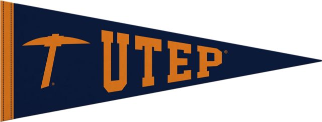 University of Texas El Paso 9"X24" Full Color Pennant
