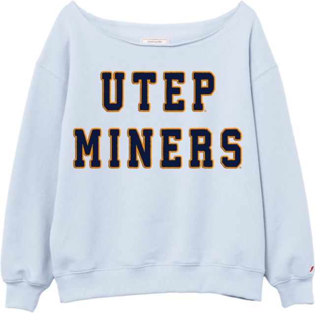 University of Texas El Paso Miners Women's Oversized Crewneck Sweatshirt