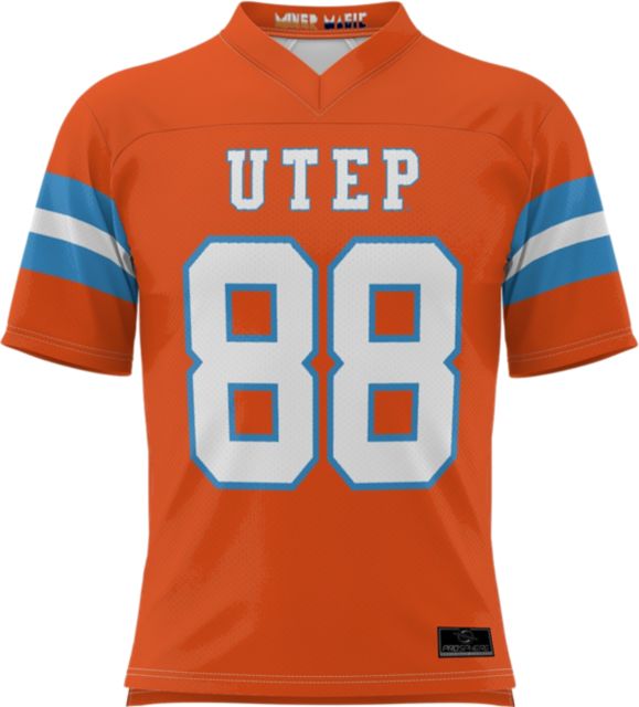 YTH JRSY/FTBL UTEP/ORANG/YLG/.