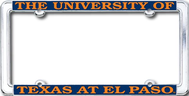 University of Texas El Paso Thin Rim License Plate Frame
