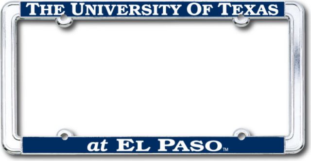 University of Texas El Paso Thin Dome License Plate Frame