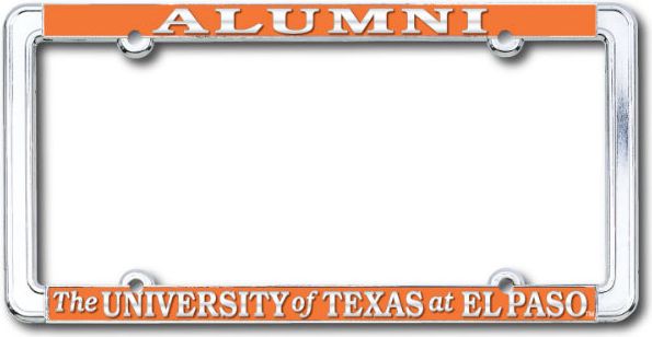 University of Texas El Paso 'Alumni' License Plate Frame