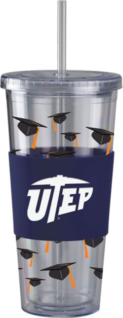 University of Texas El Paso Acrylic Tumbler with Straw