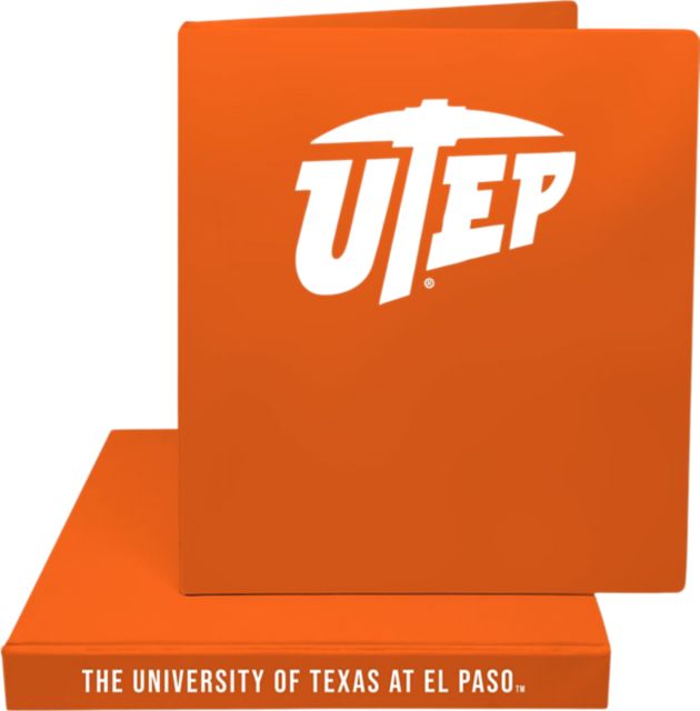 University of Texas El Paso 1'' Vinyl Binder