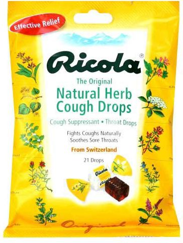 Ricola Cough Throat Drops Natural Herb 24ct