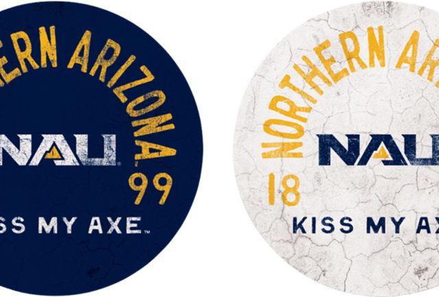 Northern Arizona Lumberjacks Car Coaster - 2 Pack