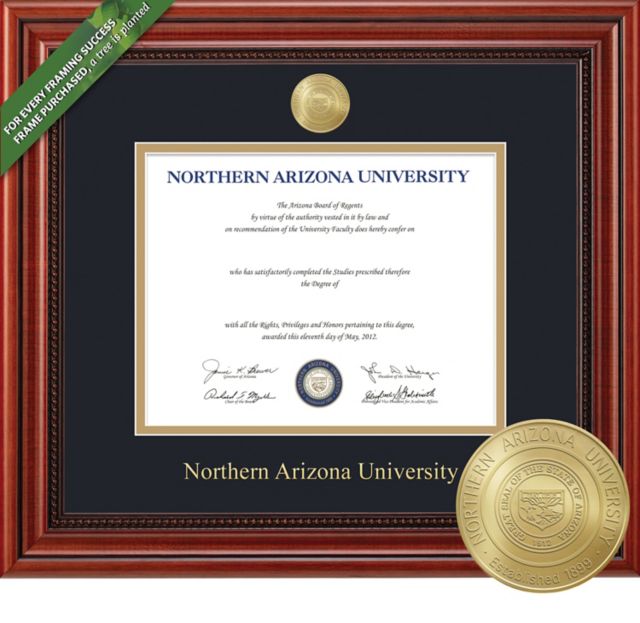 Northern Arizona University Millenium (9/12 To Pres) Diploma Frame -ONLINE ONLY