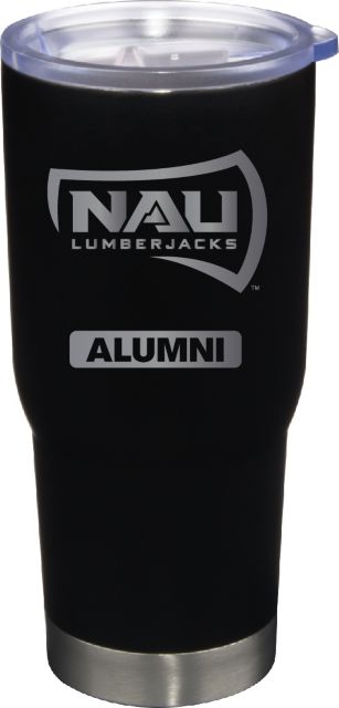 22 oz Matte Black Stainless Steel Tumbler Alumni