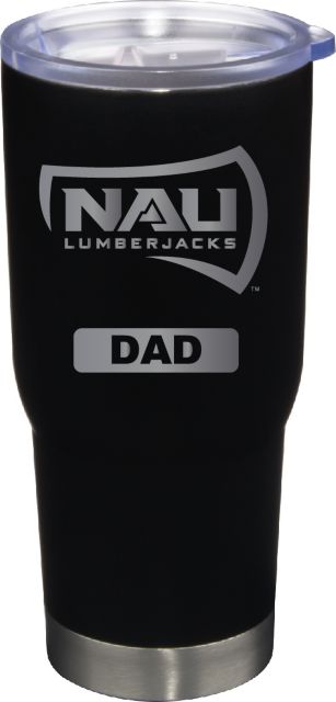 22 oz Matte Black Stainless Steel Tumbler Dad