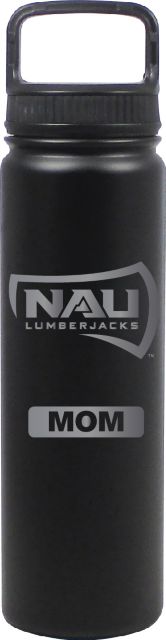 24 oz Matte Black Stainless Steel Water Bottle Mom