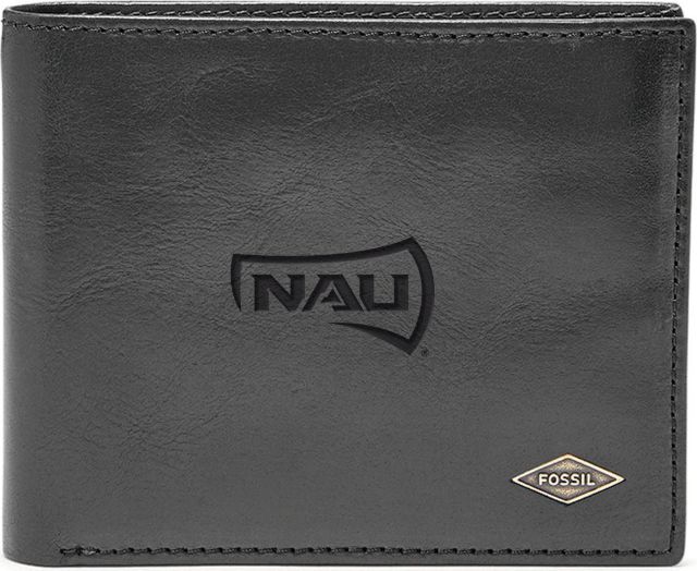 Fossil Leather Ryan RFID Flip ID Bifold - Black - ONLINE ONLY