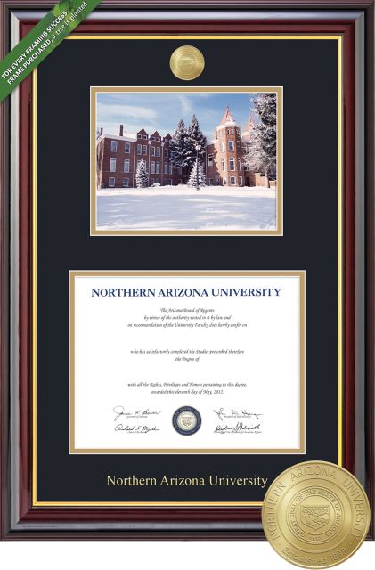 Framing Success Windsor 8.5 x 11 Diploma and Photo with Double mat and Medallion