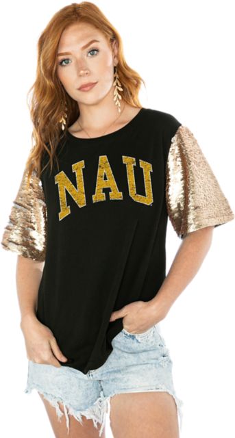 Northern Arizona Women's Sequin Short Sleeve Tee