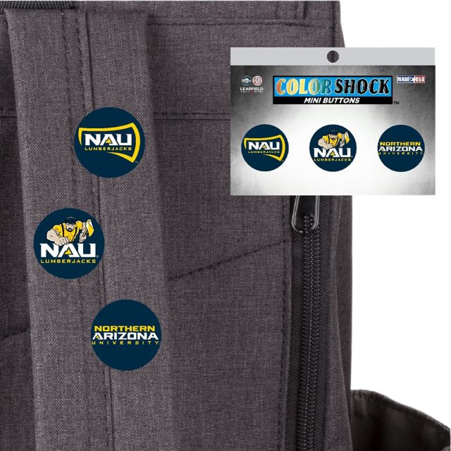 Northern Arizona Lumberjacks Button 3 Pack