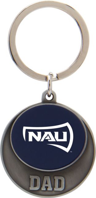 Northern Arizona Dad Pewter Keychain