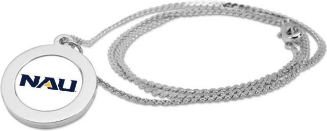 CSI Silver Pendant Necklace With Colored Medallian - ONLINE ONLY