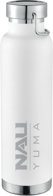 Northern Arizona Thor Copper Vacuum Insulated Bottle 22oz NAU Yuma Stacked Engraved - ONLINE ONLY