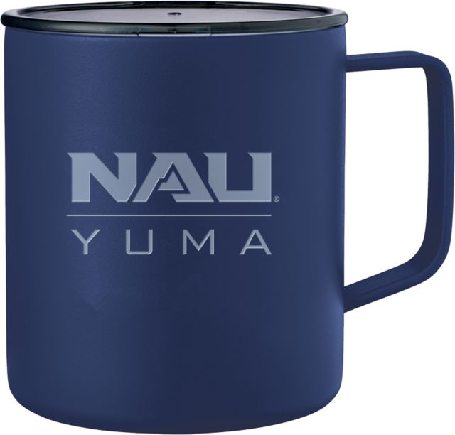 Northern Arizona Rover Camp Vacuum Insulated Mug 14oz NAU Yuma Stacked Engraved - ONLINE ONLY
