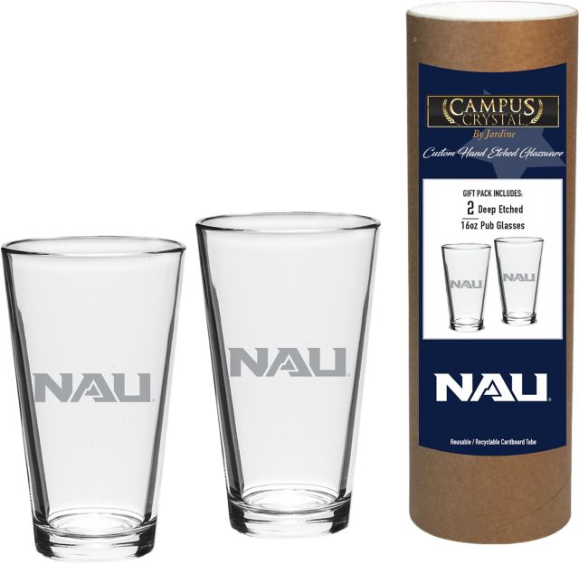 Northern Arizona 16 oz. Pub Glass Gift Tube