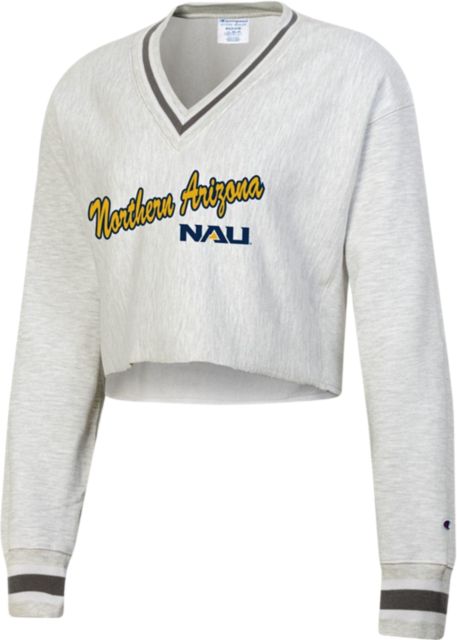 Northern Arizona Women's V-Neck Cropped Sweatshirt
