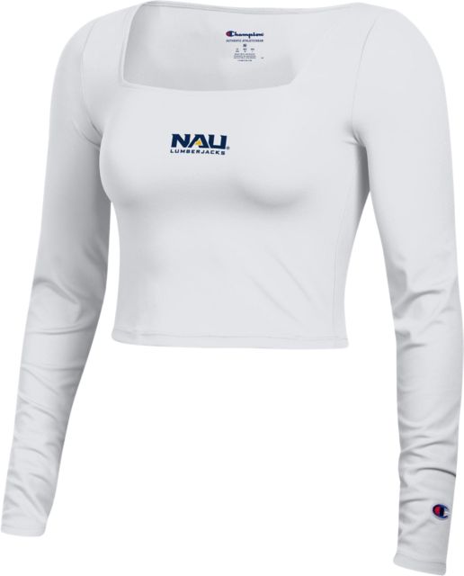 Northern Arizona Women's Square Neck Cropped Long Sleeve T-Shirt