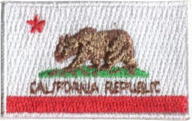 Northern Arizona California State Flag Mini Patch