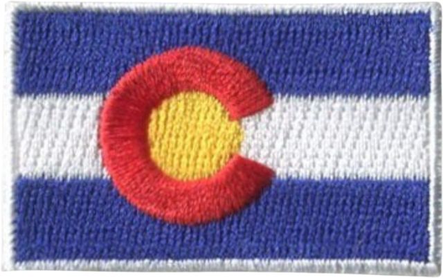 Northern Arizona Colorado State Flag Mini Patch
