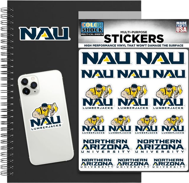 Northern Arizona Lumberjacks Sticker Sheet