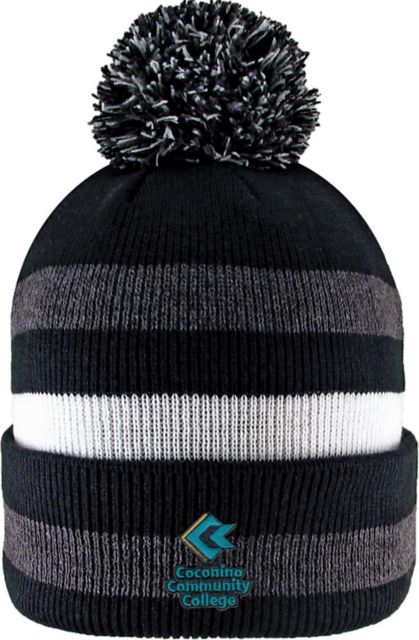 Coconino Community College Knit Cuff Pom Hat