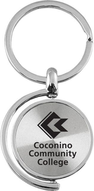Coconino Community College Spinner Key Tag