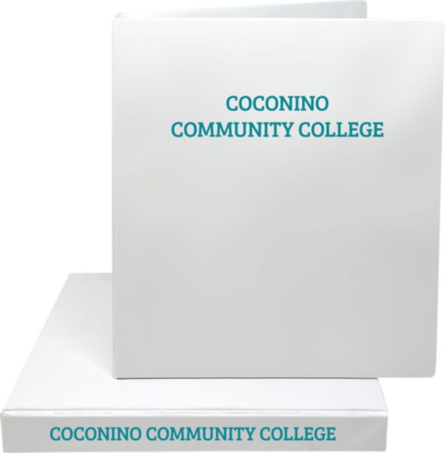 Coconino Community College 1'' Vinyl Binder