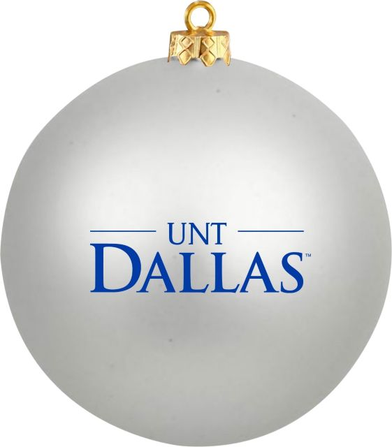 UNT Dallas Shatterproof Round Ornament