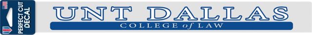 UNT Dallas 2'' x 17'' Perfect Cut Decal