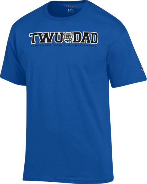 Tennessee Wesleyan University Bulldogs Dad Short Sleeve T-Shirt